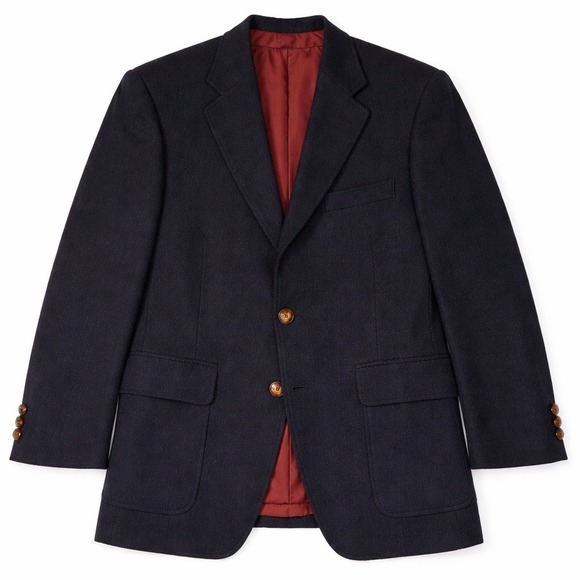 Levi's Menswear Wool Blazer – 42R Navy Made in USA 74571-0919